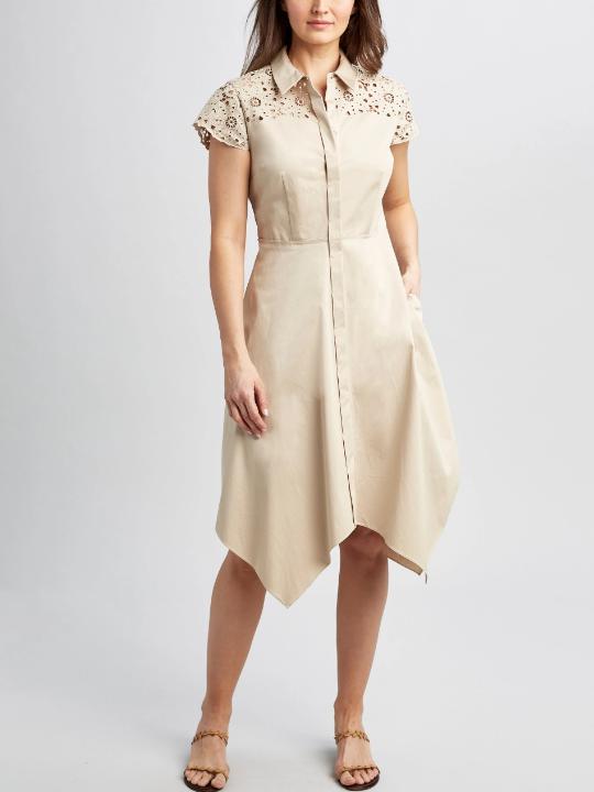 Elie Tahari - Collar Neck Jane Shirtdress - Sz 2