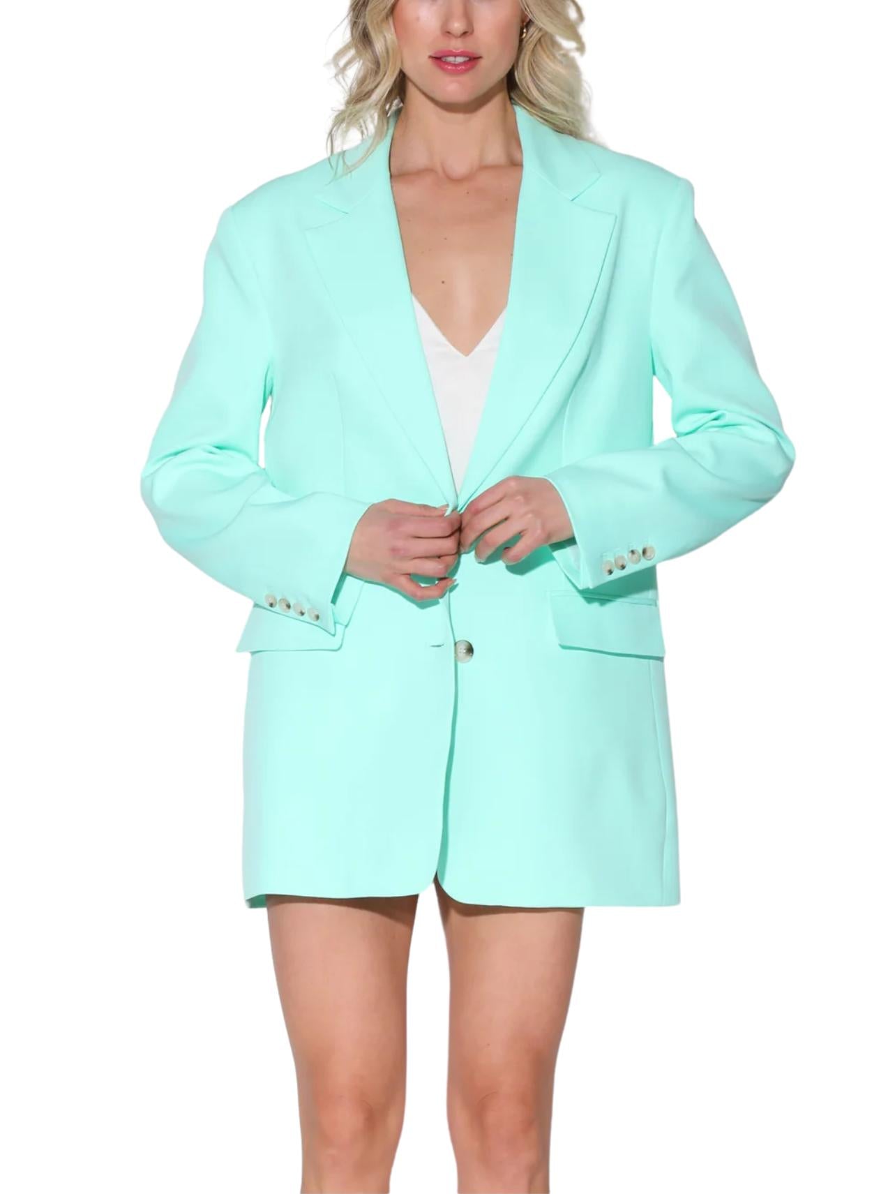 Walter Baker - Kira Oversized Woven Crepe Blazer - Sz L