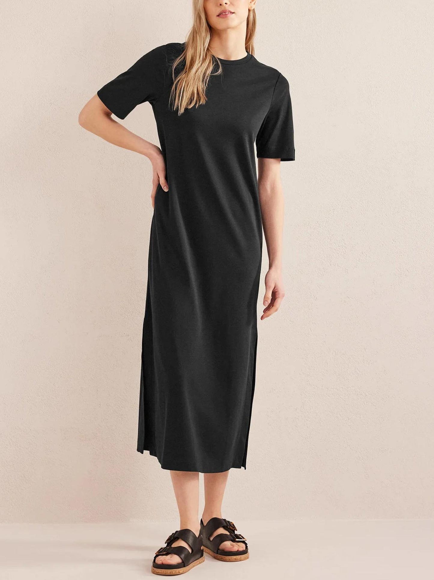 Boden - Short Sleeve Midi T-Shirt Dress - Sz 12