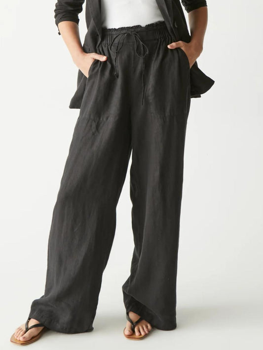 Michael Stars - Jules High-Rise Linen Pant - Sz XL
