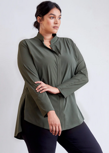 Aday Something Borrowed Shirt - Green - Medium