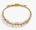 Alex and Ani Crystal + Pearl Stranded Bracelet Set