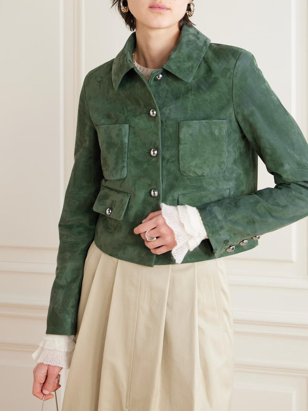 Altuzarra - Woody Suede Jacket - Sz 38