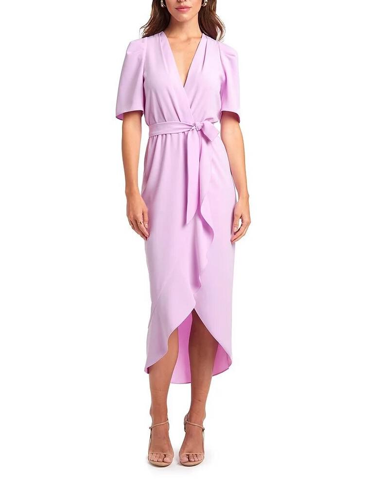 Amanda Uprichard - Tie Waist Midi Wrap Dress - Sz XS