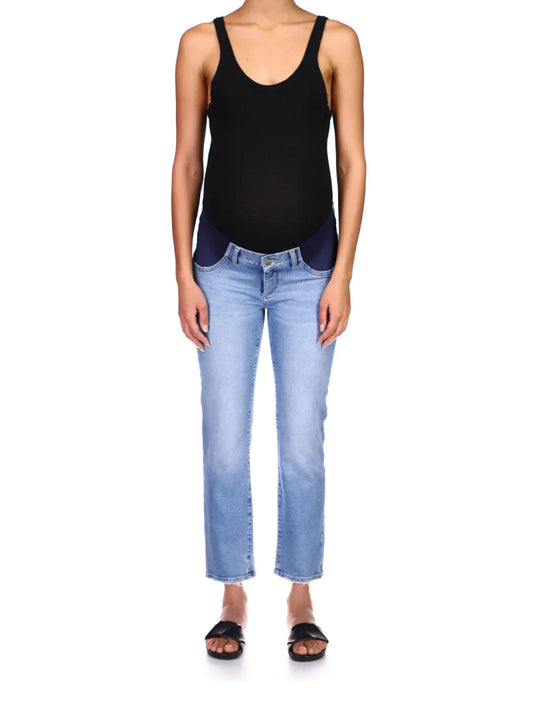 DL1961 - Patti Straight Leg High-Rise Maternity Jeans - Sz 27M