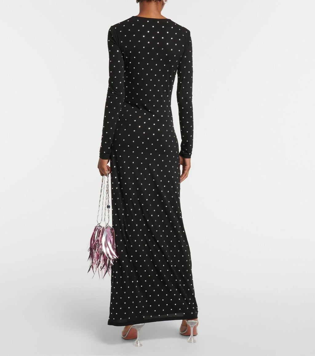 Paco Rabanne - Crystal Embellished Maxi Dress