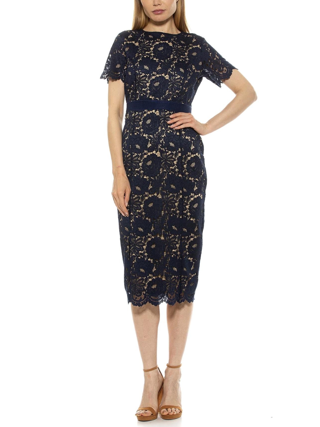 Alexia Admor - Delora Lace Sheath Dress - Sz 6