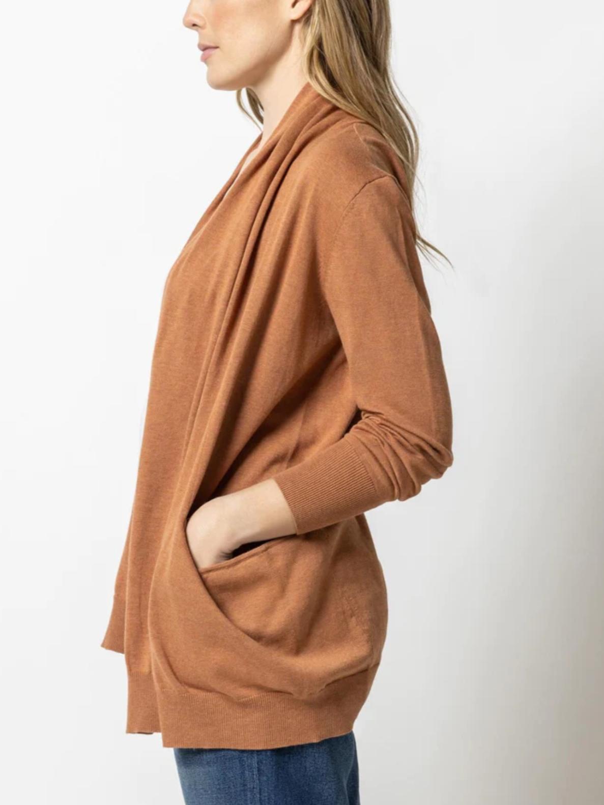 Lilla P - Travel Long Sleeve Cardigan Sweater - Sz M/L