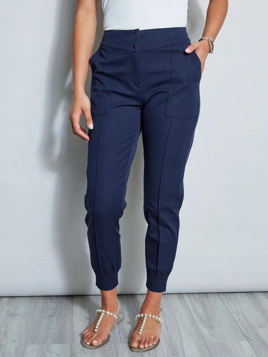 Elie Tahari - Stretch Cotton Blend Twill Utility Pants - Sz 6