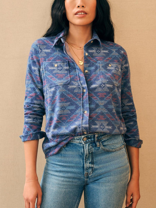 Faherty - Legend Long Sleeve Sweater Shirt - Sz XS