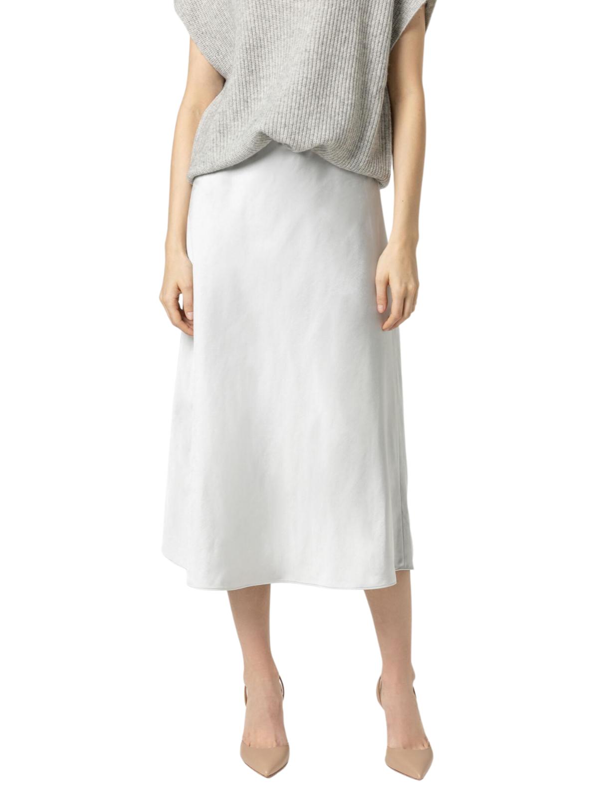 Lilla P - Bias Cut Satin Midi Skirt - Sz S