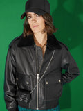 Rebecca Minkoff - Orly Aviator Jacket - Sz L