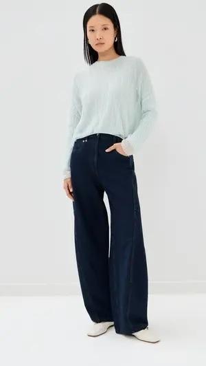 Altuzarra - Jet Cable Knit Sweater - GREEN