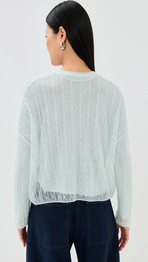 Altuzarra - Jet Cable Knit Sweater - GREEN