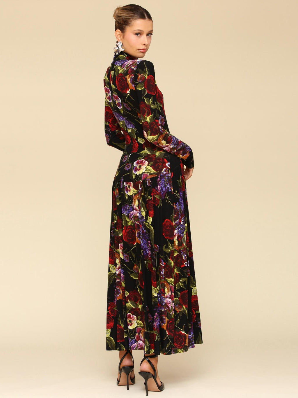 Avec Les Filles - Long Sleeve Turtleneck Maxi Dress - Sz 4