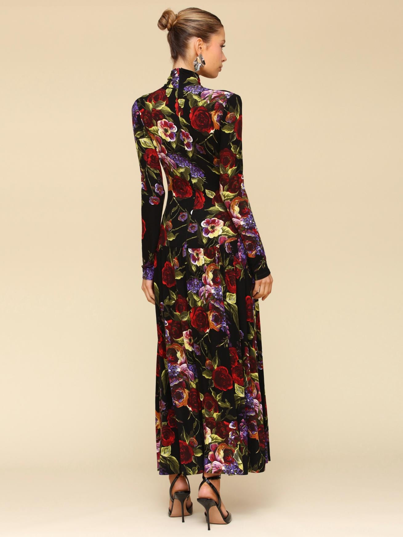 Avec Les Filles - Long Sleeve Turtleneck Maxi Dress - Sz 4