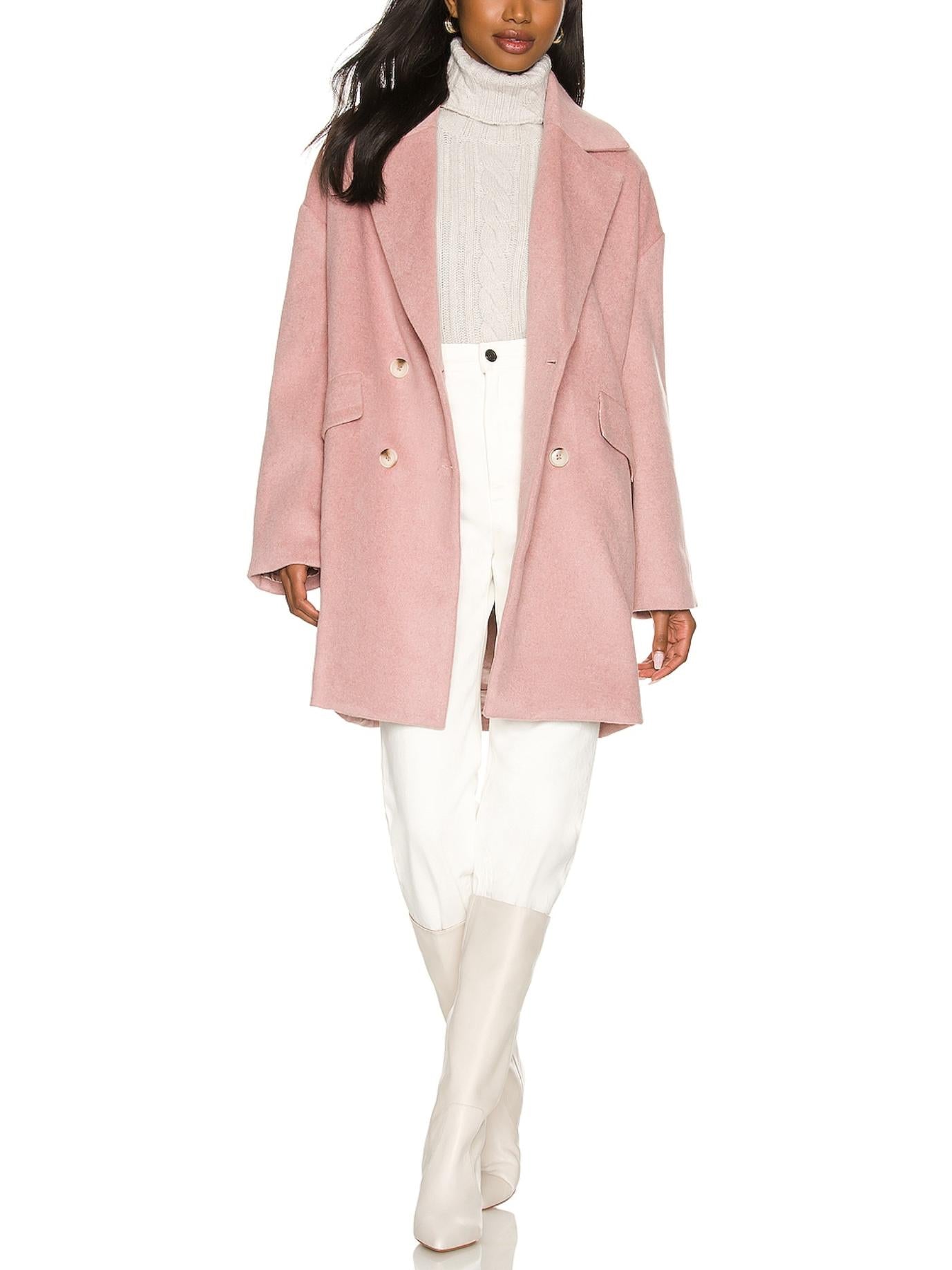 ASTR the Label - Oversized Rhea Wool-Blend Coat - Sz S