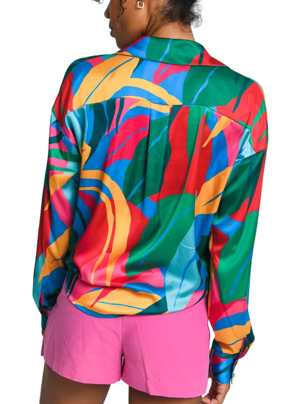 Hutch - Long Sleeve Robbie Tie-Front Blouse - Sz XS