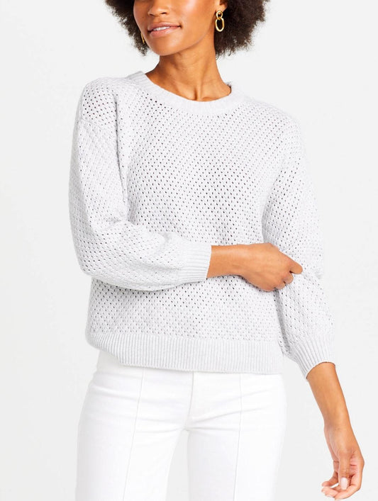 Brass - Loose Weave Coastal Knit Sweater - Sz L