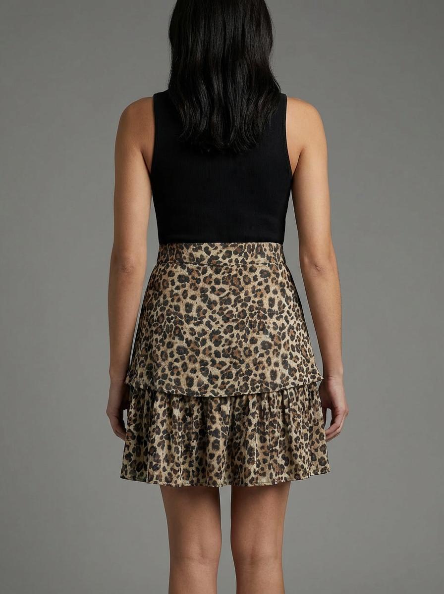Nicole Miller Collection - Tiered Midi Skirt - Sz M