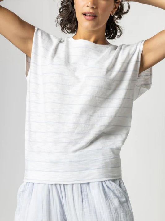 Lilla P - Short Sleeve Wedge Tee - Sz S