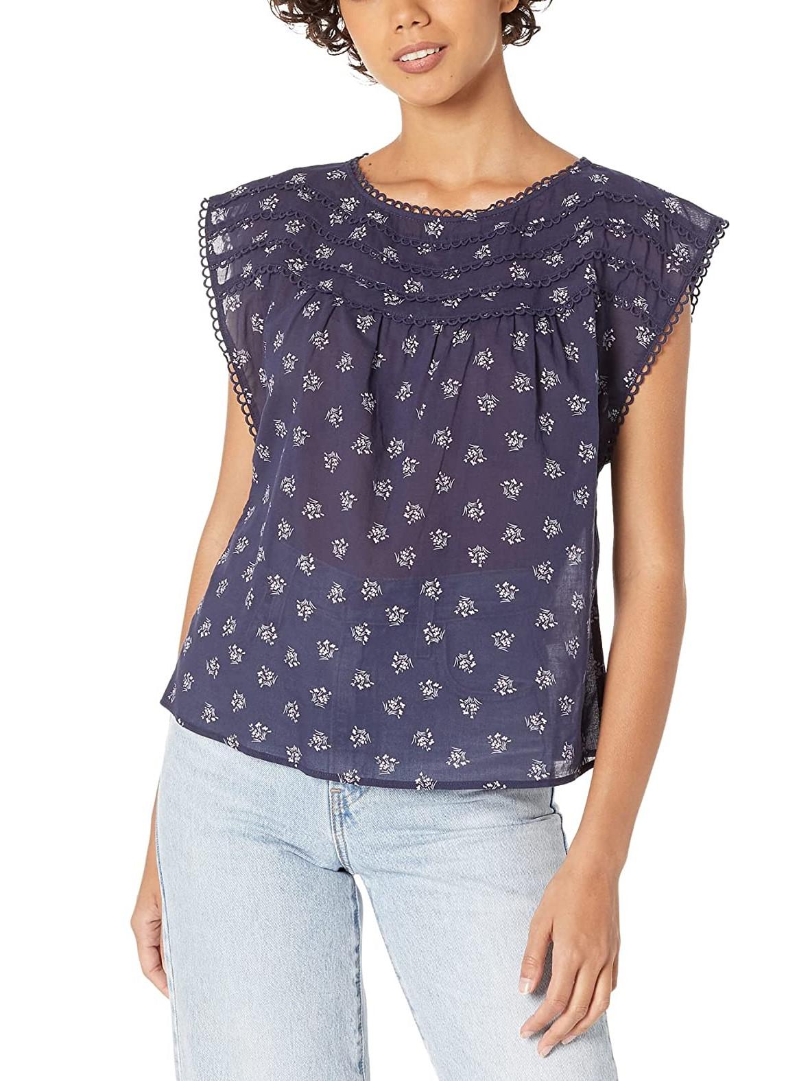 BB Dakota - Semi-Sheer Have A Lace Top - Sz XS