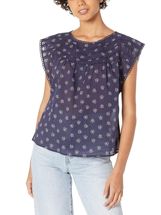 BB Dakota - Semi-Sheer Have A Lace Top - Sz XS