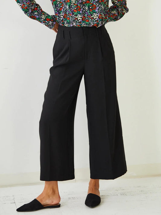 Brass - The Ace Pant in Eminence Wide Leg Ankle Pant - Sz 10