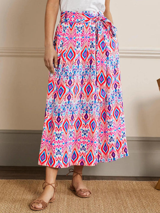 Boden - Rosemary Linen Side Pockets Maxi Skirt - Sz 10