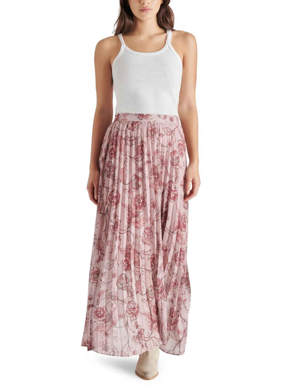 Steve Madden - Coppola Pleated Maxi Skirt - Sz M