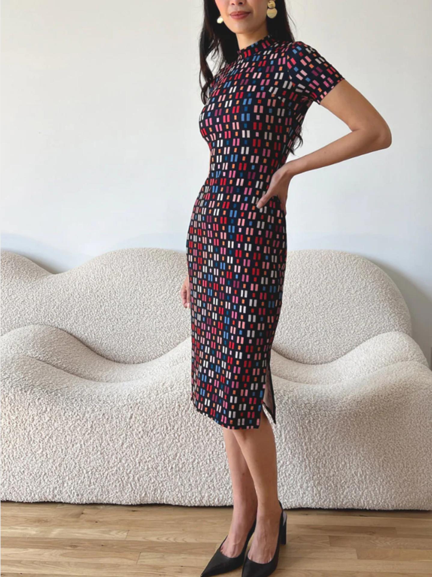 Yumi Kim - Mardi Knit High Neck Midi Dress - Sz S