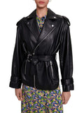 Maje - Belfa Oversized Leather Jacket