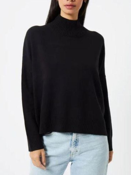 French Connection - Babysoft High Neck Relaxed Sweater - Sz L