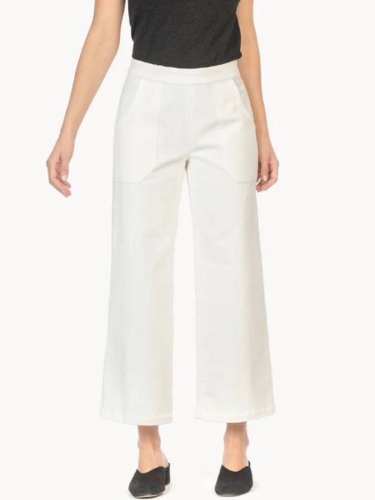 Lilla P - Wide Leg Cropped Corduroy Pant - Sz 8