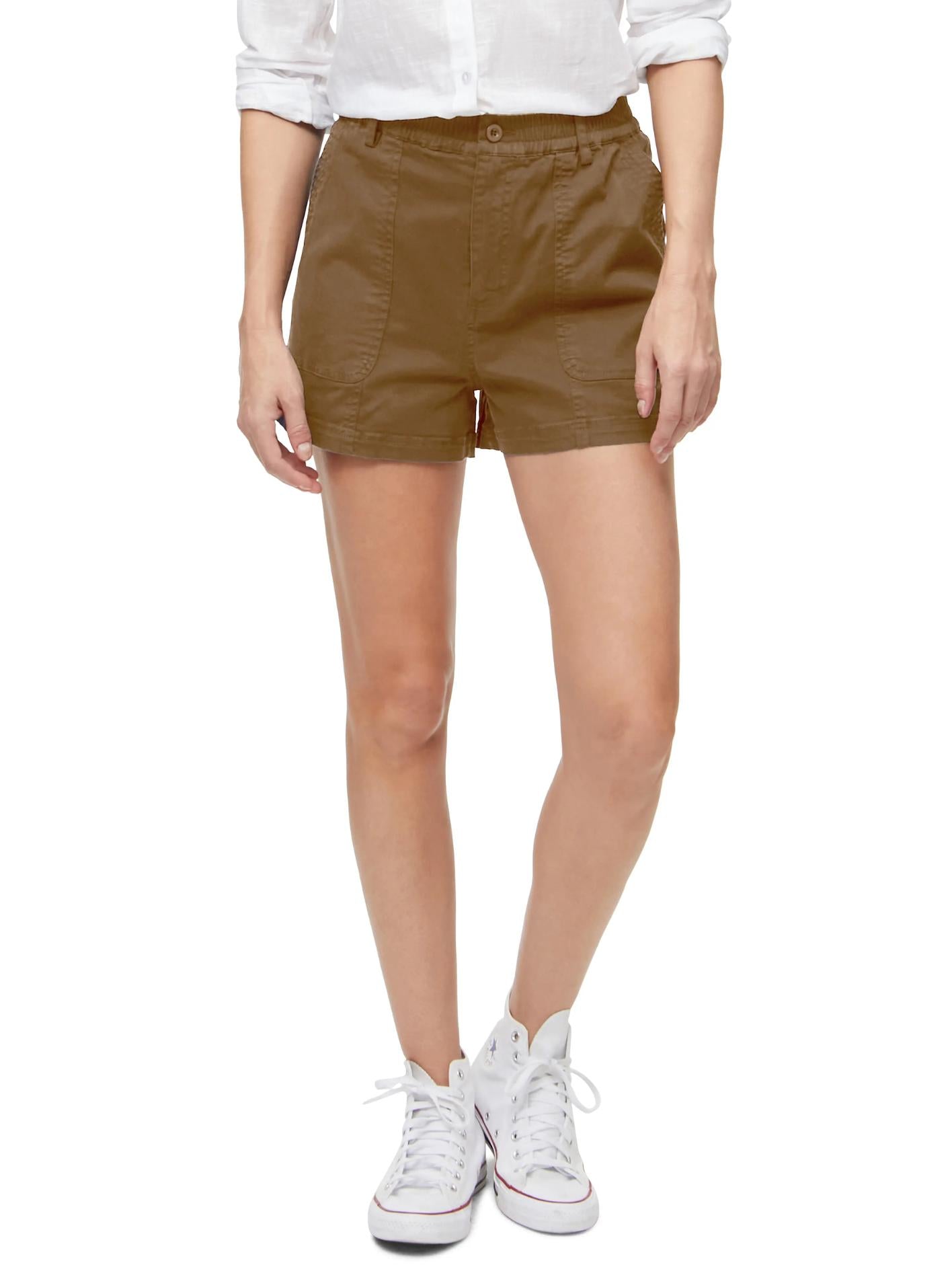 Michael Stars - Reece High-Rise Patch Pocket Shorts - Sz L