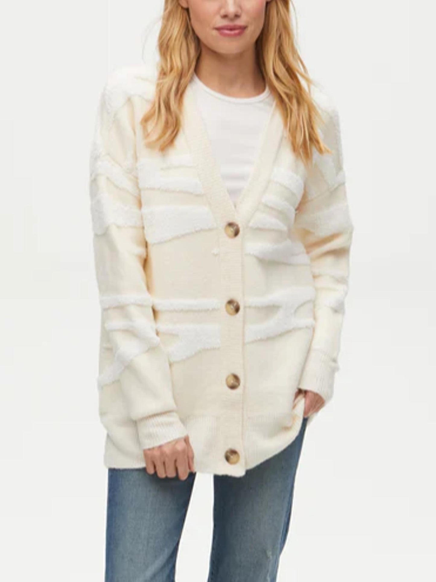 Michael Stars - Nell Jacquard Cardigan - Sz XL