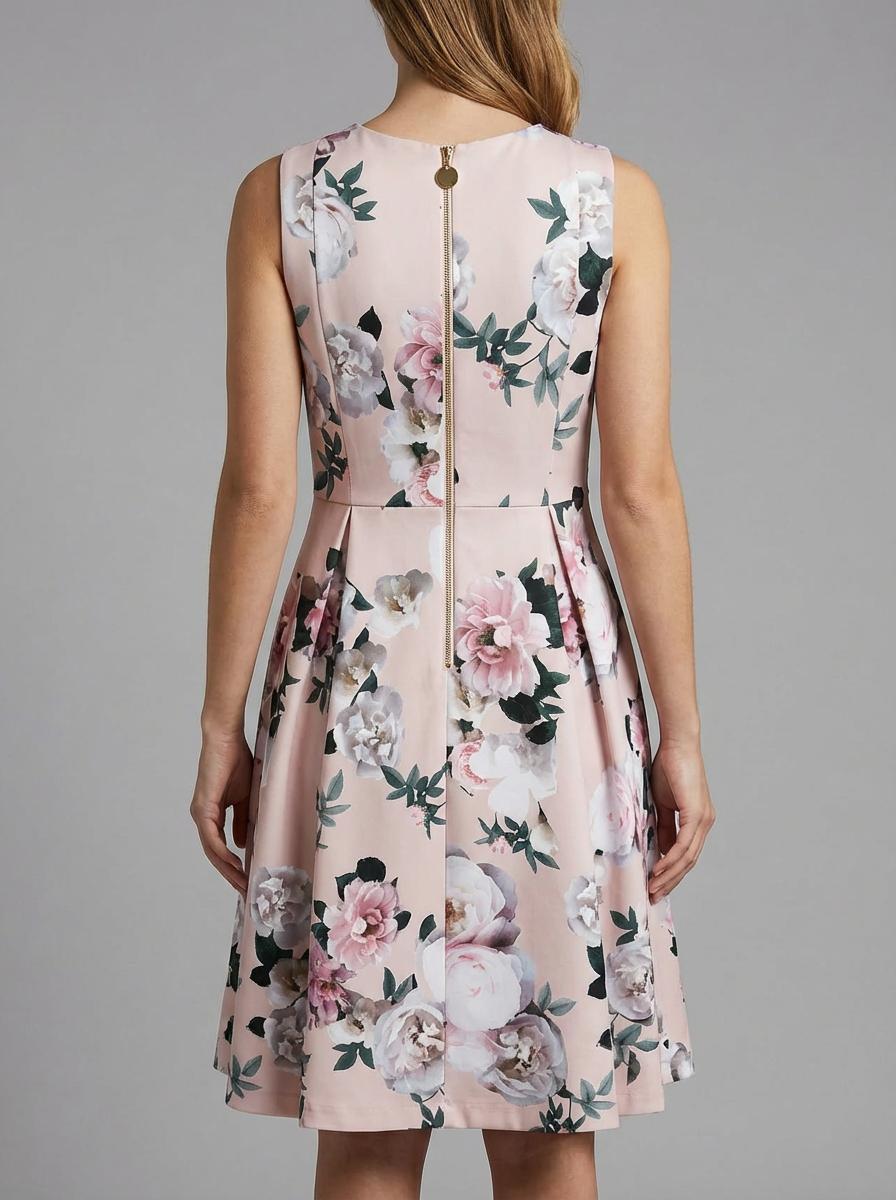 Calvin Klein - Sleeveless Floral Sheath Tea Dress - Sz 20W