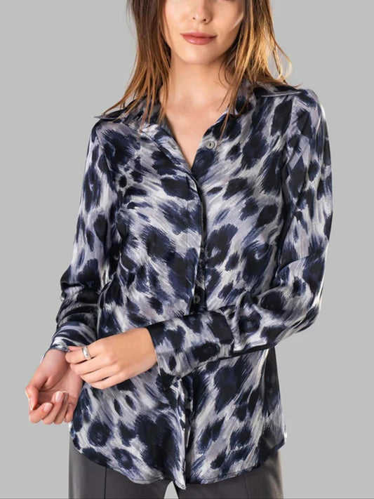 Farinaz Taghavi - Attitude Long Sleeve Button-Down Shirt - Sz 2