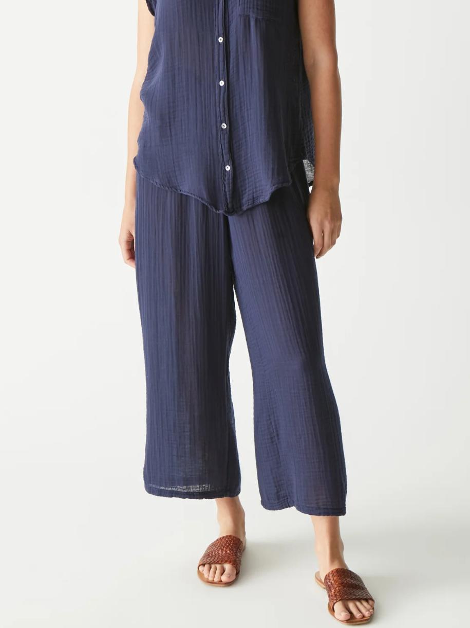 Michael Stars - Medina Cropped Gauze Pant - Sz L