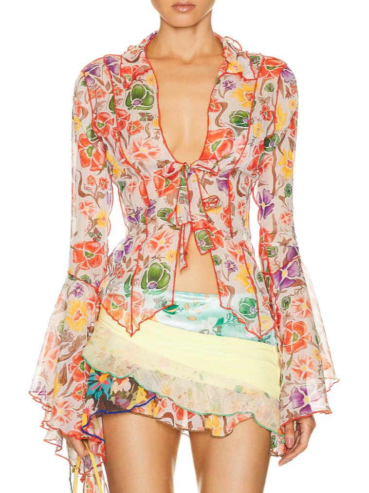 Siedres - Zee Tie Blouse - Sz 4