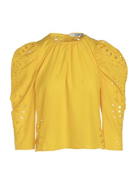 Thakoon - Gathered Eyelet Blouse - Sz 10