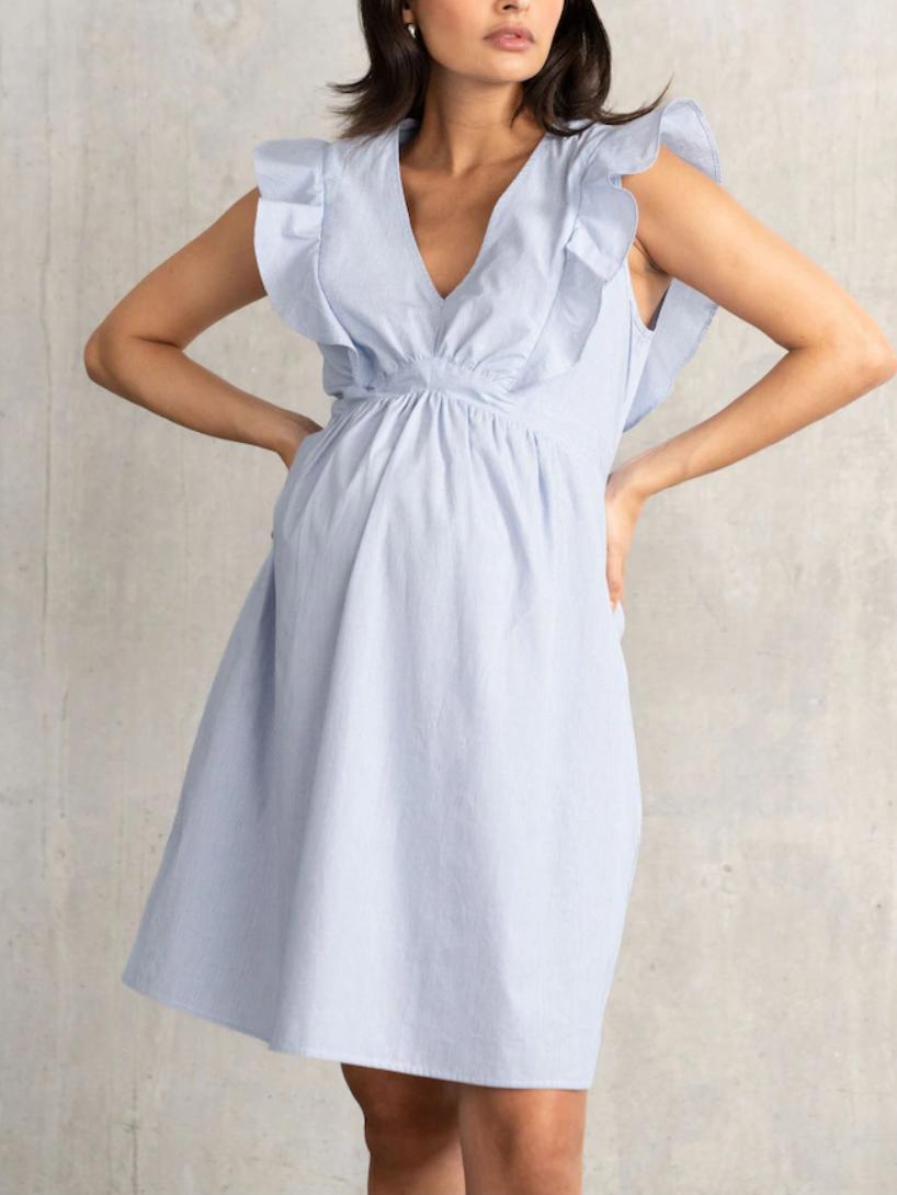 Seraphine - Tilly Maternity Frill Dress