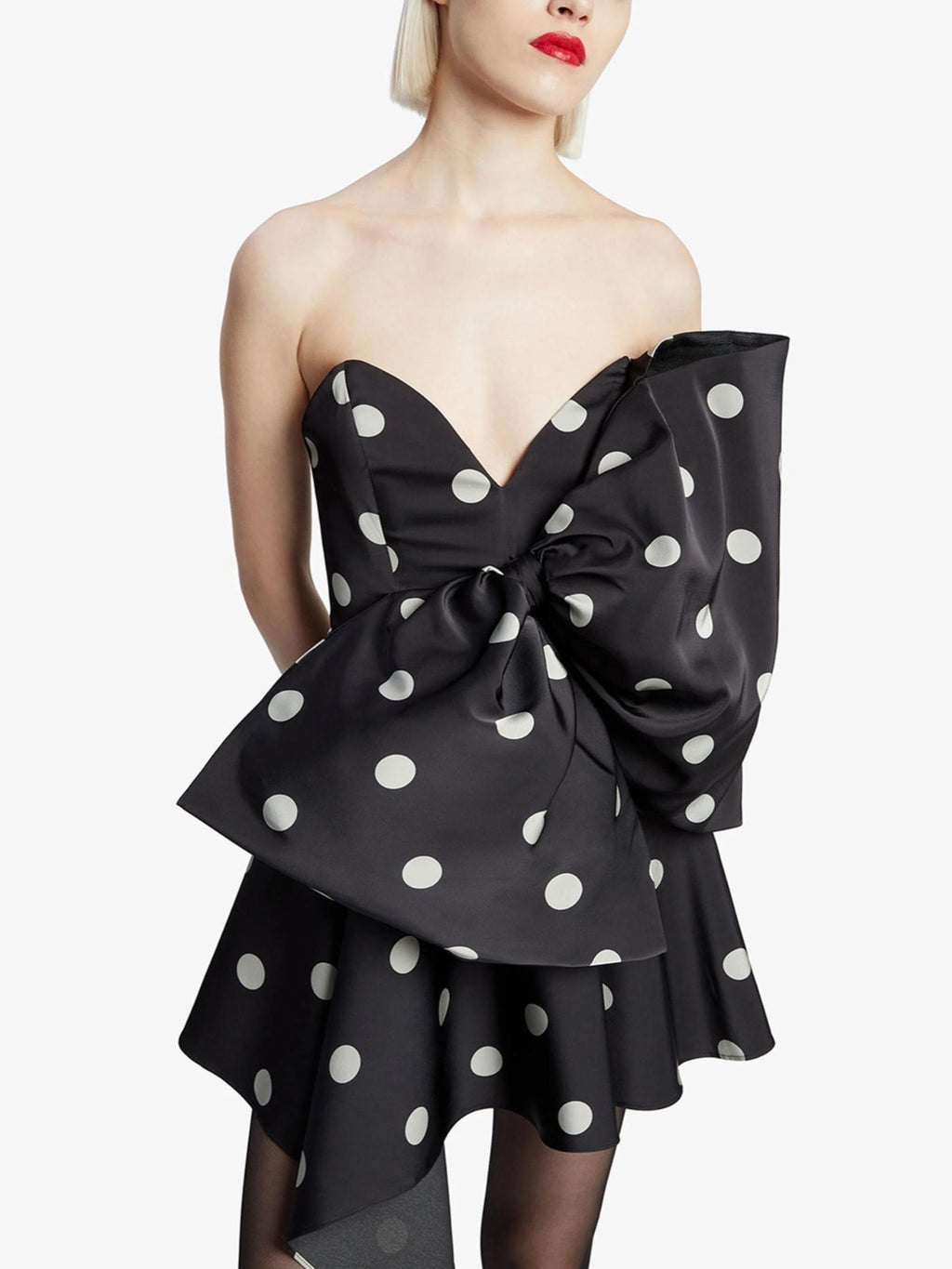 Bardot - Brydie Bow Strapless Mini Dress - Sz 6