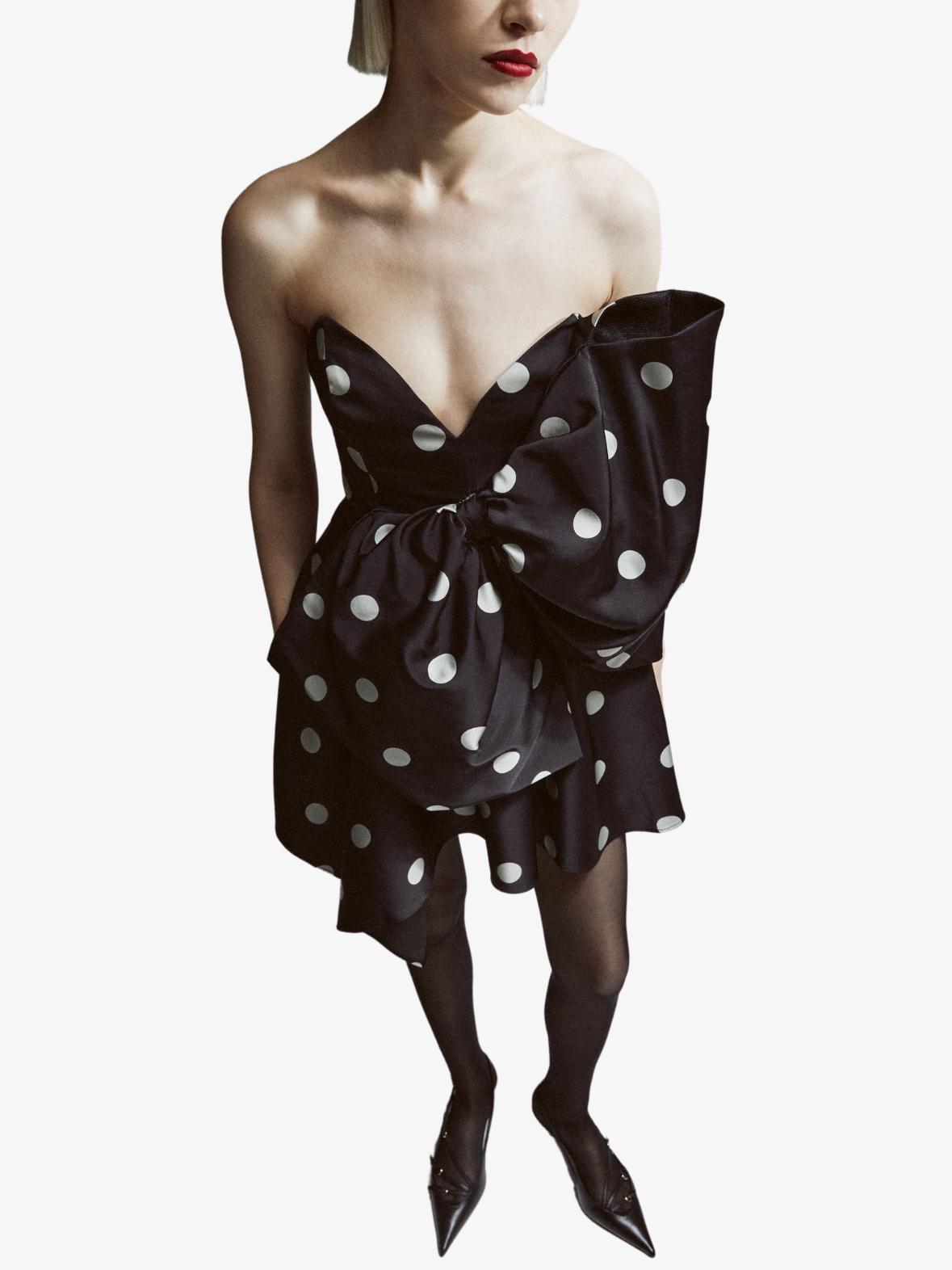 Bardot - Brydie Bow Strapless Mini Dress - Sz 6