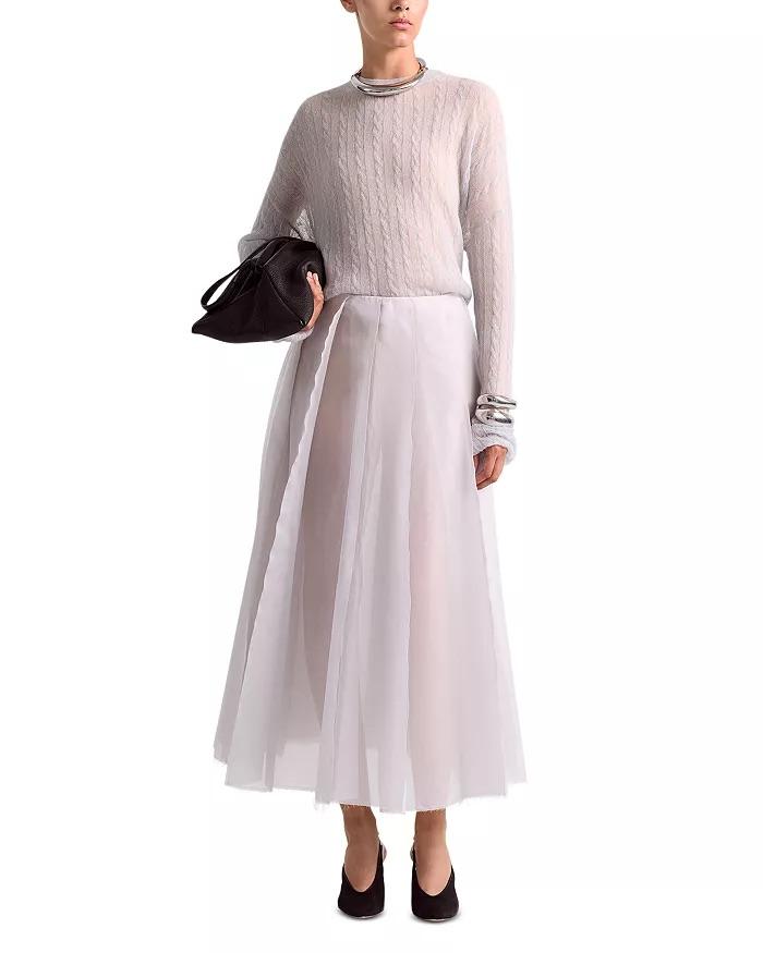 Altuzarra - Jet Cable Knit Sweater - BLUE