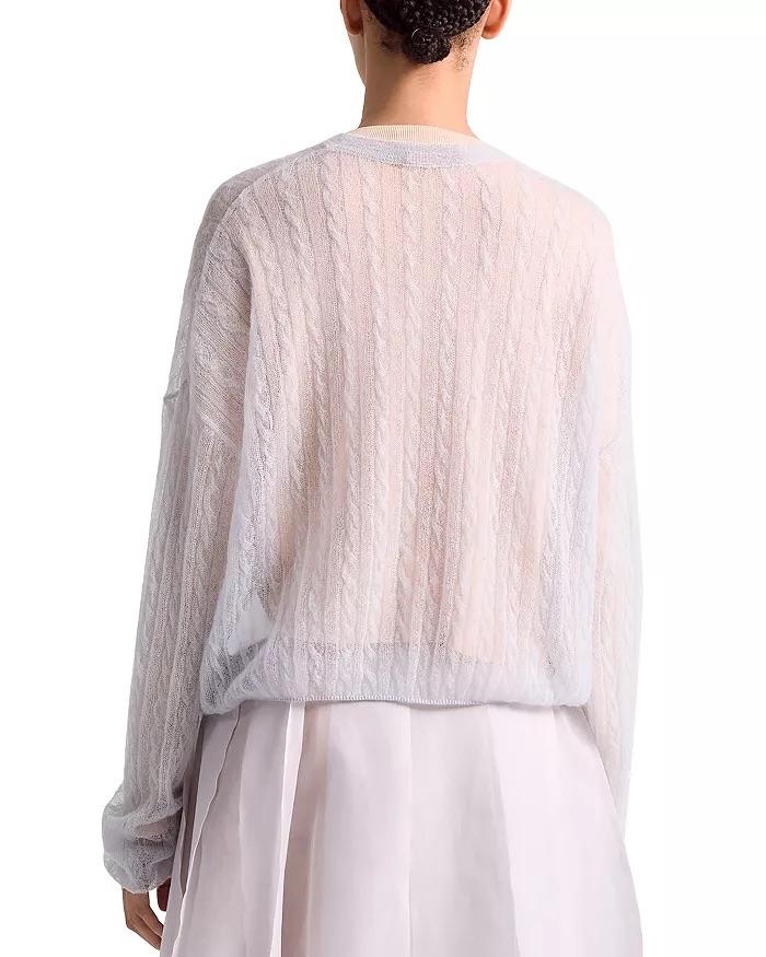 Altuzarra - Jet Cable Knit Sweater - BLUE