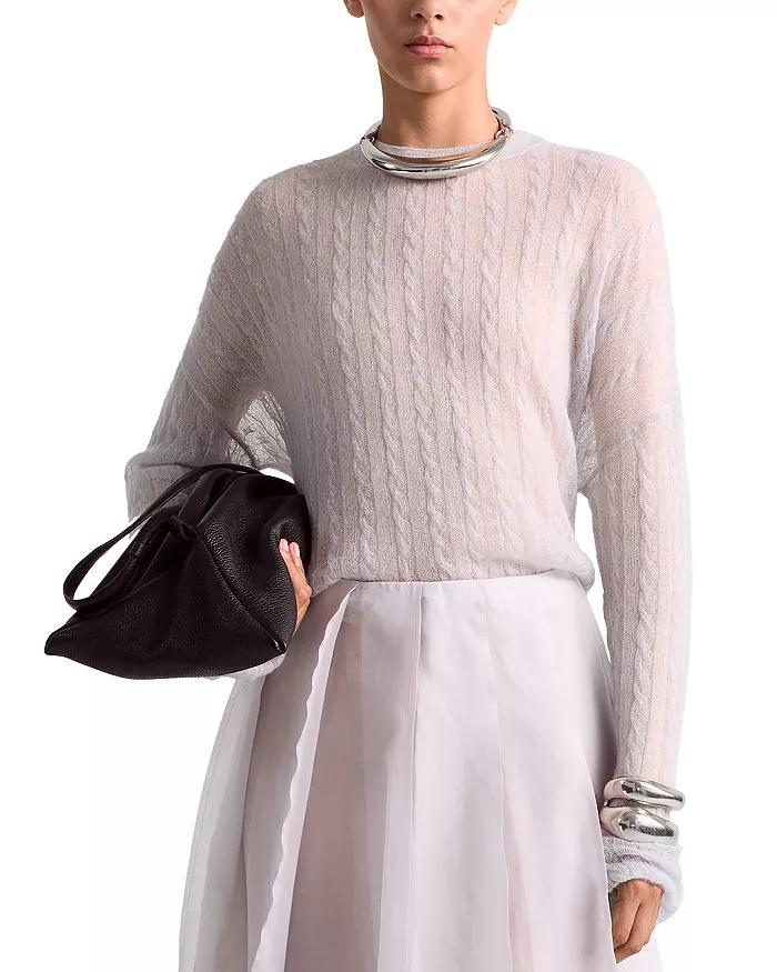 Altuzarra - Jet Cable Knit Sweater - BLUE