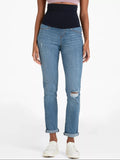 Seraphine - Asher Post Maternity Distressed Boyfriend Jeans
