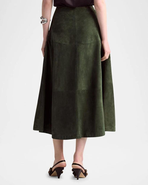 Altuzarra - Varda Suede Midi Skirt