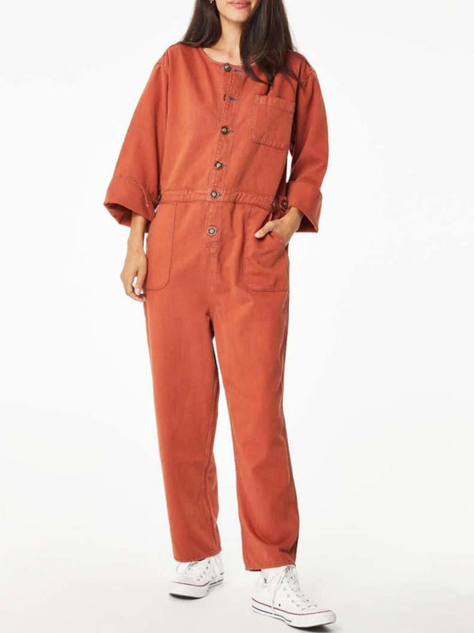 Roller Rabbit - Abilene Patch Pocket Jumpsuit - Sz XL